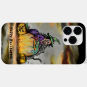 Witch en zwarte kat, Happy Halloween! Case-Mate iPhone Case (Achterkant (horizontaal))