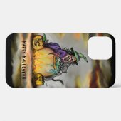 Witch en zwarte kat, Happy Halloween! Case-Mate iPhone Case (Achterkant (horizontaal))