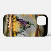 Witch en zwarte kat, Happy Halloween! Case-Mate iPhone Case (Achterkant (horizontaal))
