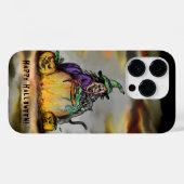 Witch en zwarte kat, Happy Halloween! Case-Mate iPhone Case (Achterkant (horizontaal))
