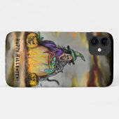 Witch en zwarte kat, Happy Halloween! Case-Mate iPhone Case (Achterkant (horizontaal))