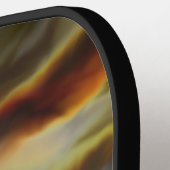 Witch en zwarte kat, Happy Halloween! Pickleball Paddle (Links Detail)