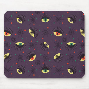 Witch Eyes Dark gothic Occult Pattern Muismat