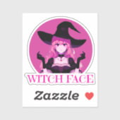 Witch Face Sticker (Vel)