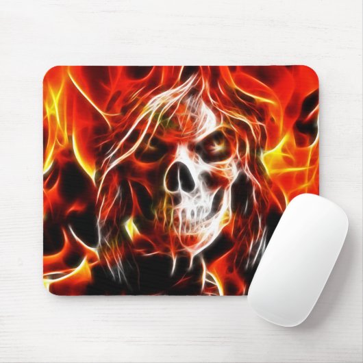 Witch Fiery Skull Muismat (Met muis)