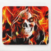 Witch Fiery Skull Muismat (Voorkant)