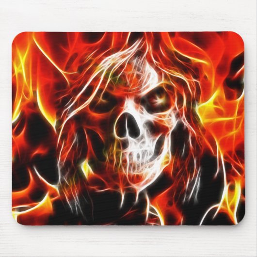 Witch Fiery Skull Muismat (Voorkant)