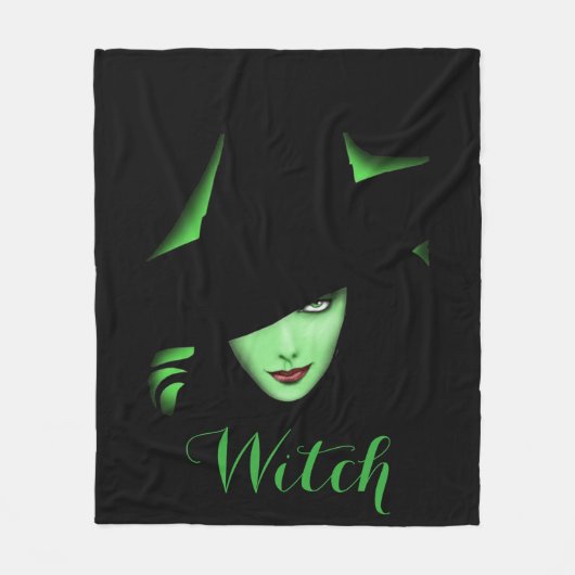 Witch Fleece Blanket Deken (Voorkant)