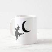 Witch Flying beroemd gemaakt door Crescent Moon Koffiemok (Voorkant links)