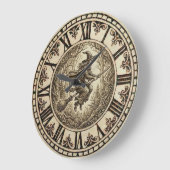 Witch Forest - Wall Clock  Grote Klok (Hoek)