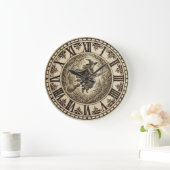 Witch Forest wooden Wall Clock  Grote Klok (Huis)