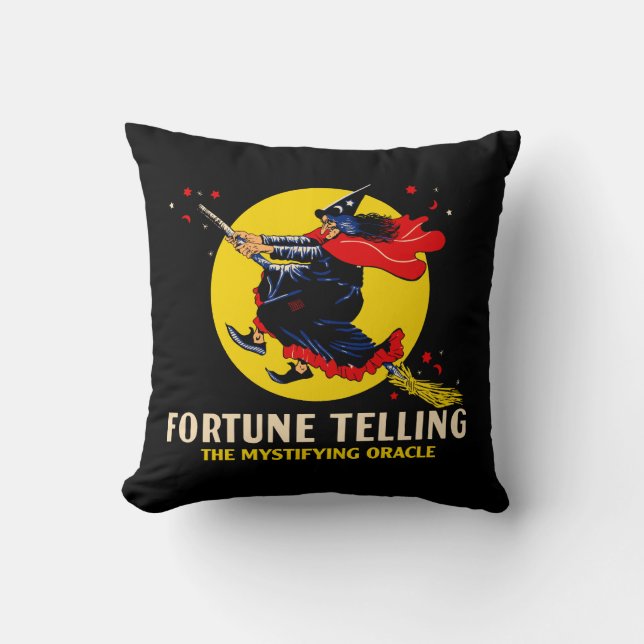  witch Fortune Telling - Verwaardiging van Oracle Kussen (Voorkant)