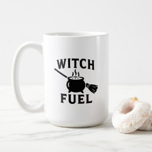 Witch Fuel Mok - Grappige Halloween Koffie Cup