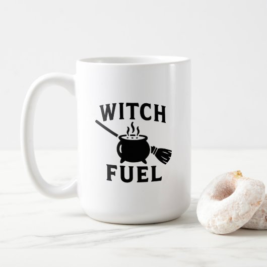 Witch Fuel Mok - Grappige Halloween Koffie Cup (Met donut)