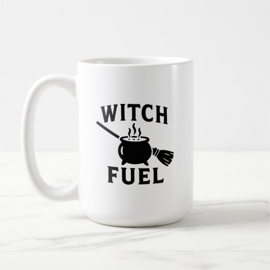 Witch Fuel Mok - Grappige Halloween Koffie Cup (Links)