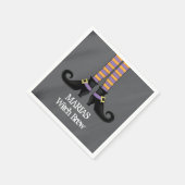 Witch Funny Custom Halloween Servet (Hoek)