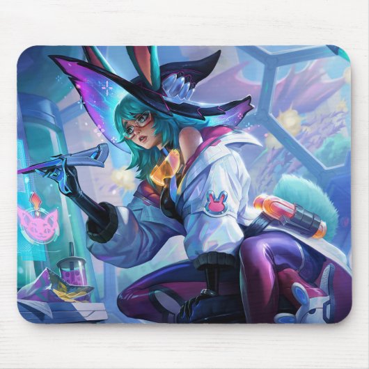 Witch Gaming Mousepad |  bureaublad Muismat (Voorkant)