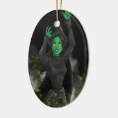 Witch - Geen goede dood Keramisch Ornament (Links)