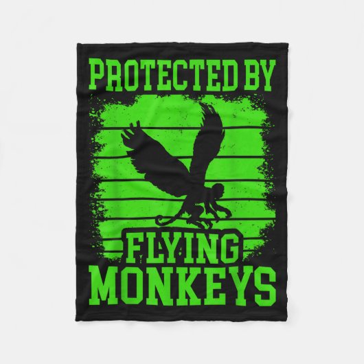 Witch Get My Flying Monkeys  Fleece Deken (Voorkant)