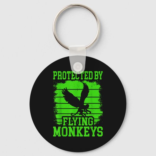 Witch Get My Flying Monkeys Sleutelhanger (Voorkant)