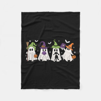 Witch Ghosts Spooky Halloween Witchy Vrouwen Meisj Fleece Deken