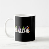 Witch Ghosts Spooky Halloween Witchy Vrouwen Meisj Koffiemok (Links)