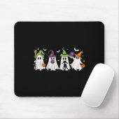 Witch Ghosts Spooky Halloween Witchy Vrouwen Meisj Muismat (Met muis)
