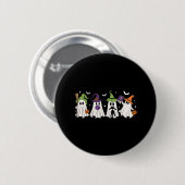 Witch Ghosts Spooky Halloween Witchy Vrouwen Meisj Ronde Button 5,7 Cm (Voorkant /achterkant)