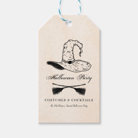  WItch Gift-Labels Cadeaulabel (Voorkant)