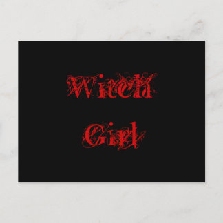Witch Girl Briefkaart