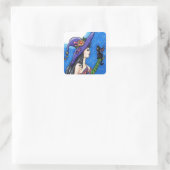 "Witch & Haar Bat-Cats" Sticker (Tas)