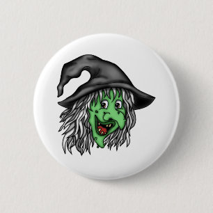 Witch Hag Ronde Button 5,7 Cm