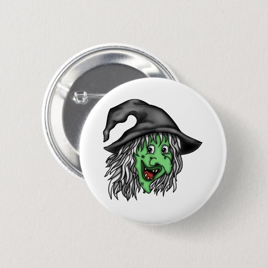Witch Hag Ronde Button 5,7 Cm (Voorkant /achterkant)