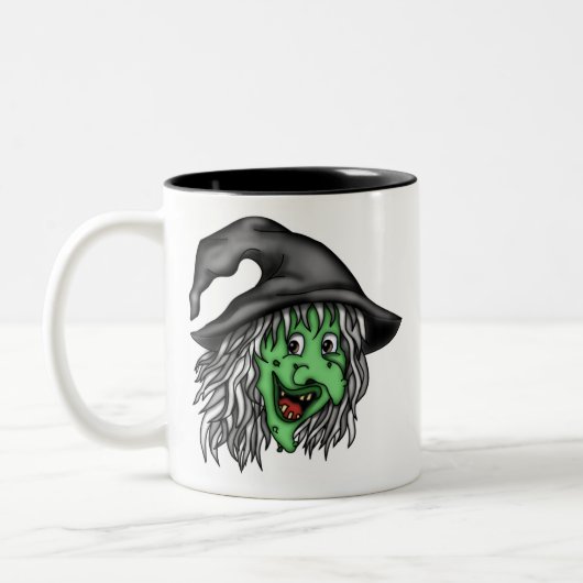 Witch Hag Tweekleurige Koffiemok (Links)