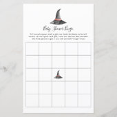 Witch Halloween Baby shower Game Bingo Cute (Voorkant)