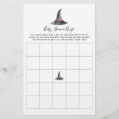 Witch Halloween Baby shower Game Bingo Cute Flyer (Voorkant)