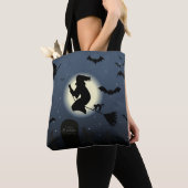 Witch & Halloween Canvas tas (Dichtbij)