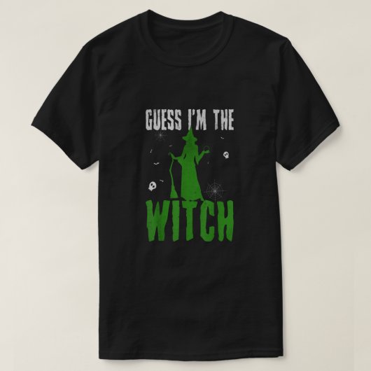 Witch Halloween Costume For Couple Set T-shirt (Design voorkant)