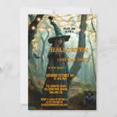 Witch Halloween Costume Party Kaart (Voorkant)
