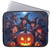 Witch Halloween Dark Theme Electronics Bag Laptop Sleeve (Voorkant)