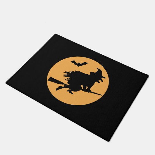 Witch Halloween Deurmat (Schuin)