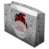 Witch Halloween Gift Bag Groot Cadeauzakje (Achterkant Gekanteld)