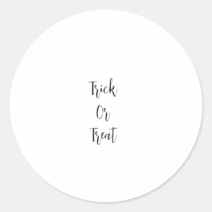 Witch halloween Oktober slecht goed voeg naam eenv Ronde Sticker