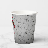 Witch Halloween Paper Cups Papieren Bekers (Achterkant)