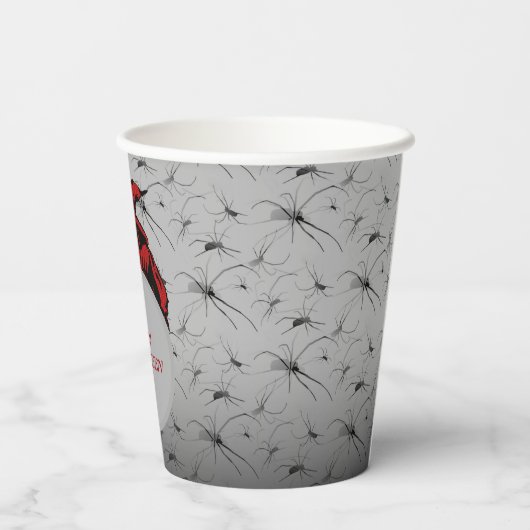 Witch Halloween Paper Cups Papieren Bekers (Achterkant)
