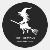 Witch Halloween Sticker (Voorkant)