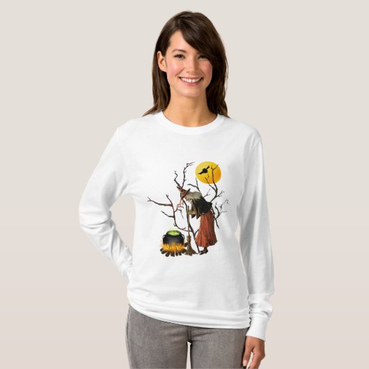  witch Halloween Sweatshirt (Voorkant volledig)