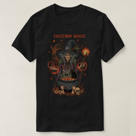 Witch Halloween T-shirt (Design voorkant)