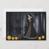 Witch Halloween Uitnodiging (Achterkant)