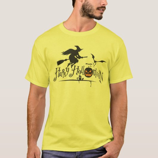 Witch Happy Halloween Shirt (Voorkant)